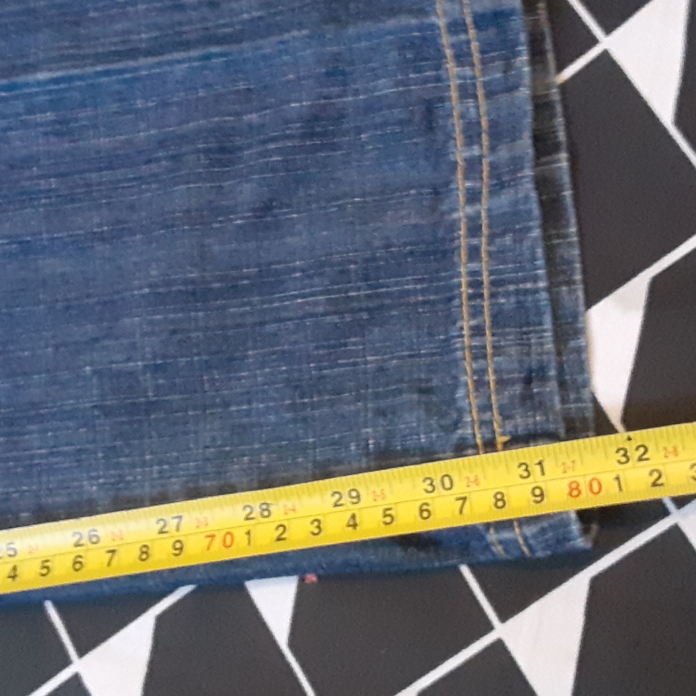 Tool Jean's, colorful checkerboard pockets,  size 44 - Picture 8 of 14